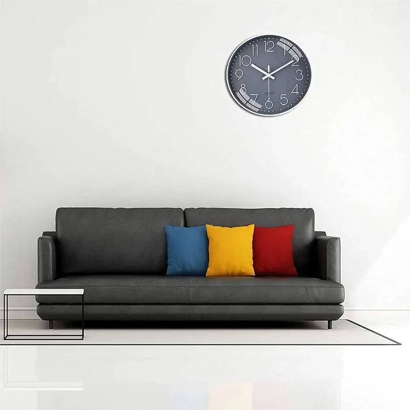 12inch Clock Wall Decor House Decoration Simple Silent Quartz Non-Ticking Classic Digital Home Living Room Decoration 30cm Clock