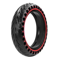 Durable 8.5 Electric Scooter Solid Tire - Puncture - Proof Hard Rubber Wheel (Red)