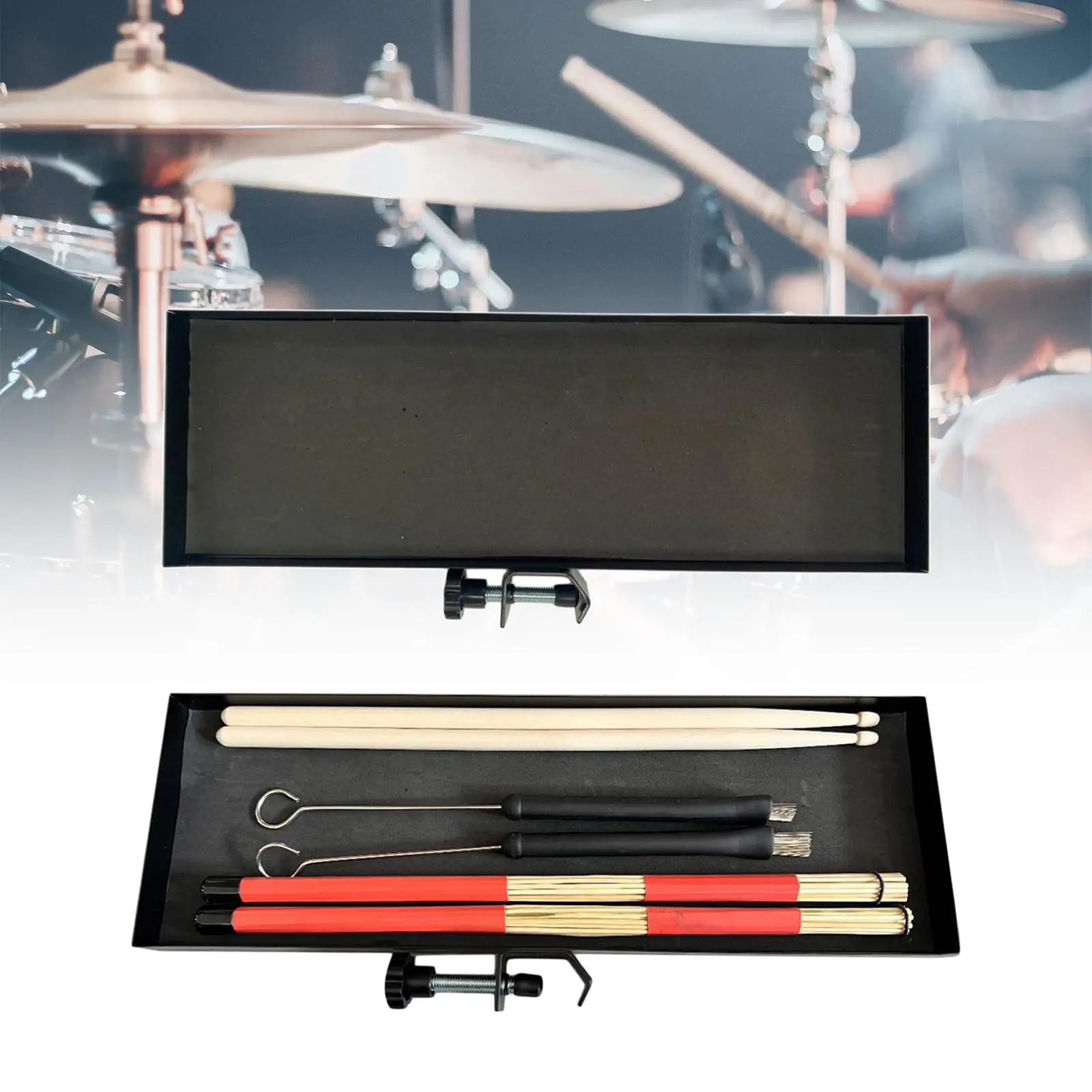 

Microphone Stand Tray Accessory Storage for Recording Control Room Broadcast