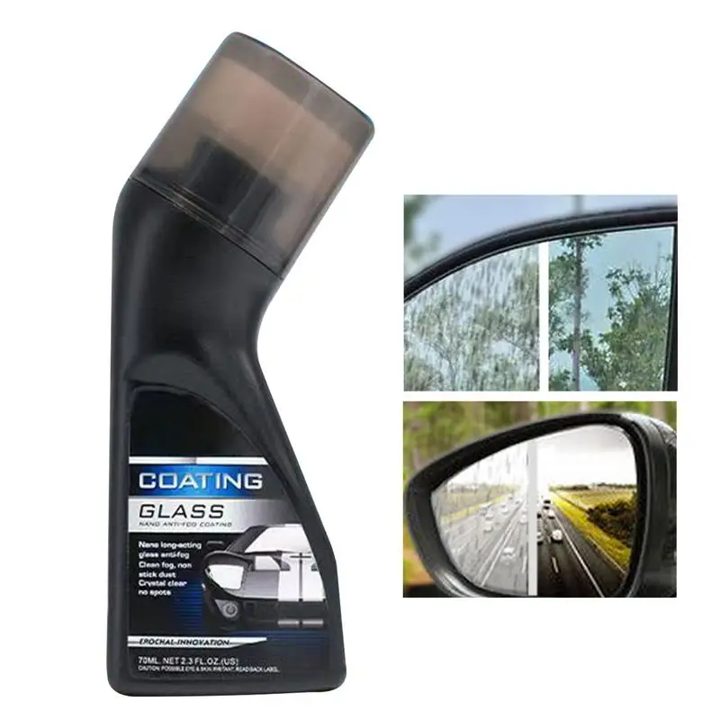 90ml Auto Windshield Waterproof Defogging Agent Car Glass Anti-Fog Agent Highly Efficient Car Care Tool for RV Sedan Truck SUV