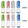 Portable Dog Water Bottle With Food Container Travel 2 in 1 Pet Water Dispenser For Small Large Dogs Cat Labrodor Drinking Bowls 5