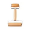 1PC Maple wood double-ended rolling pin; solid wood labor-saving roller-style flour stick; roller-style dough roller 6