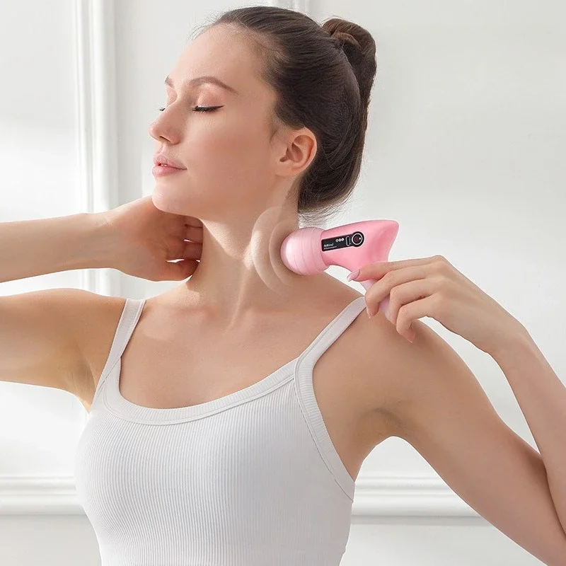 Portable Electric Muscle Massage Gun Deep Tissue Fascia Massager for Neck Foot Full Body Relaxation