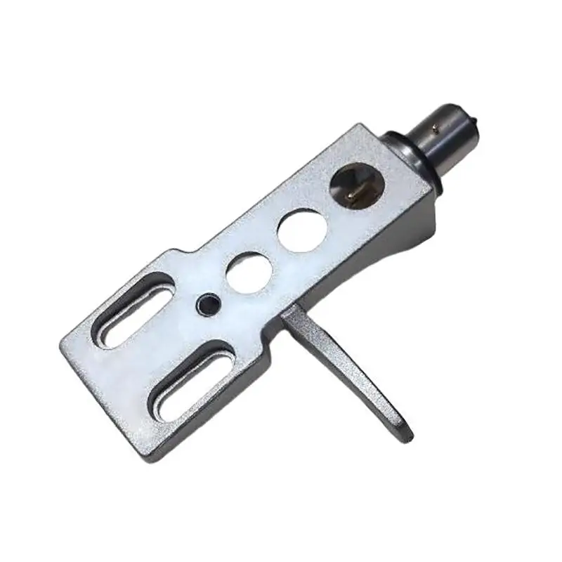 Oferta Imperdível: 1 Peça de Suporte para Cabeça de Toca-Discos (Headshell) com Fio de Ligação para Agulha, Preto, para Discos LP