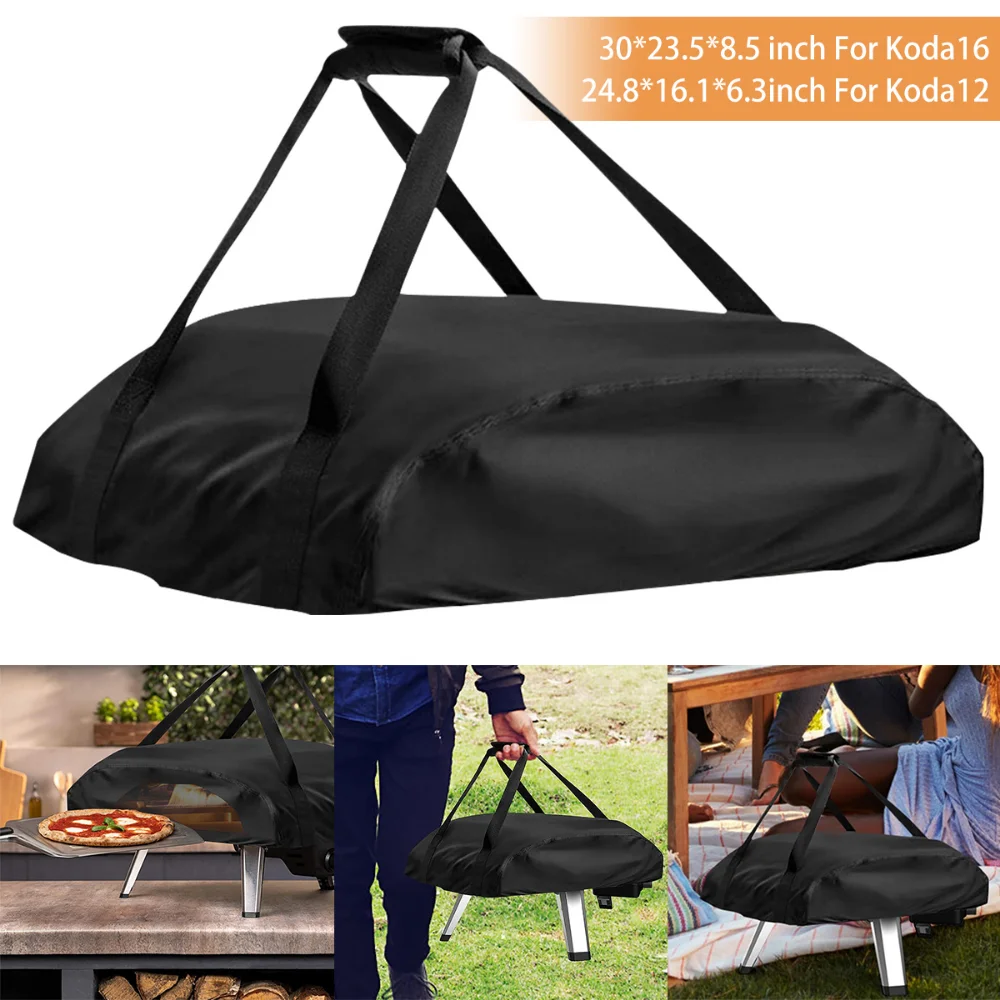 Pizza Oven Cover 420D Oxford Fabric Waterproof Dustproof For Ooni Koda 12 16 Portable BBQ Accessories