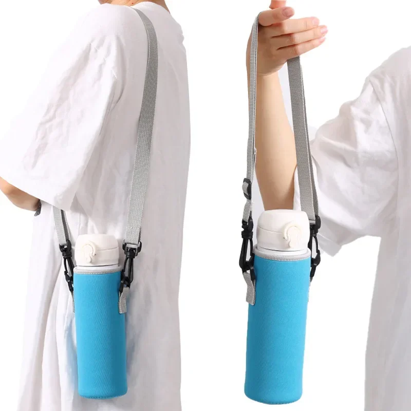 Spalla R1s6 del sacchetto isolata acqua portatile della borsa 420/550/750/1000/1500ml del neoprene con la cinghia regolabile