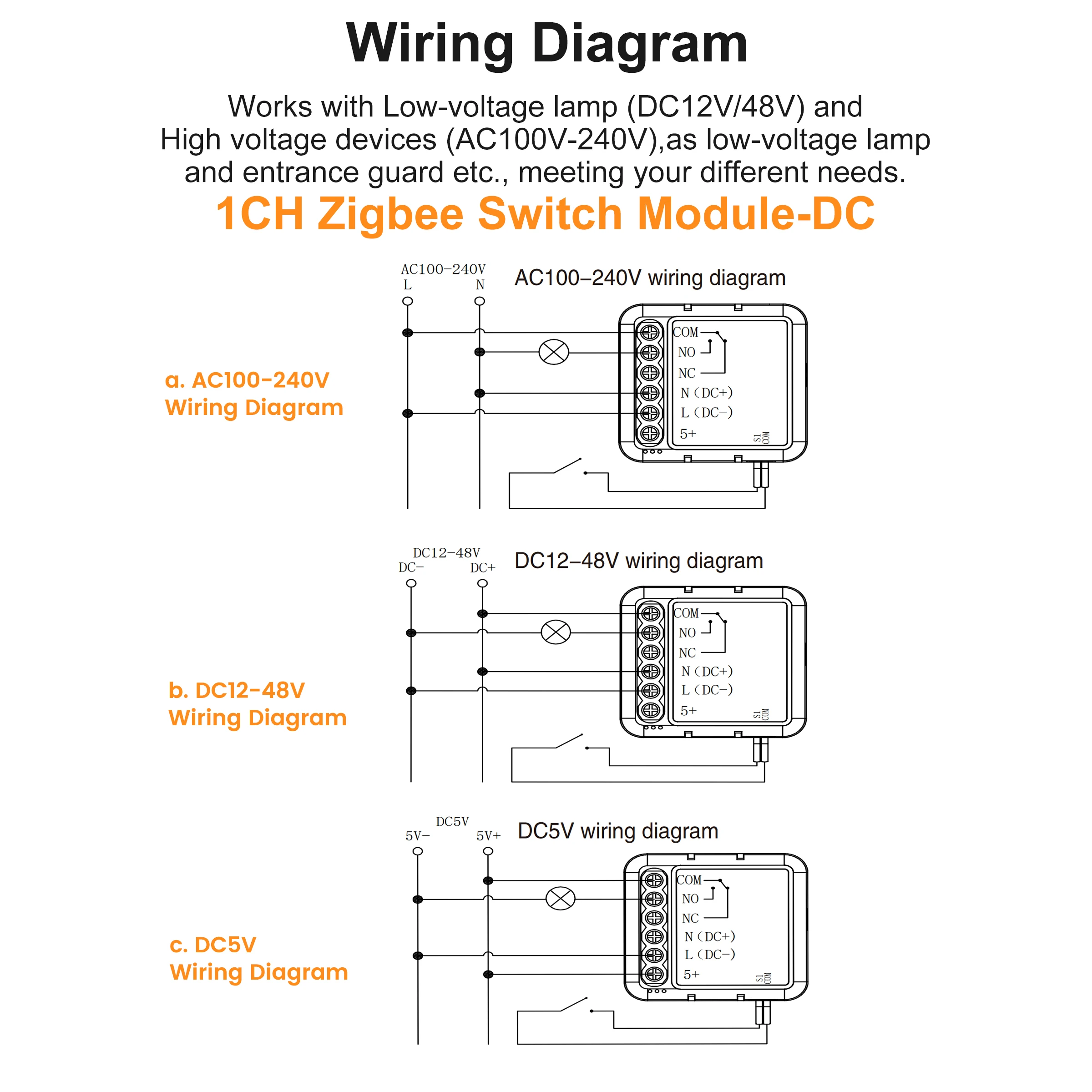 GIRIER 투야 와이파이 스마트 스위치 모듈 지그비 드라이 컨택트 모듈 DC5V 12-48V AC100-240V 입력 DIY 릴레이 알렉사 헤이 구글 연동