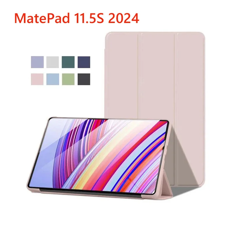 Premium PU Leather Stand Case for 11.5 Tablet - Soft Silicone Back Cover