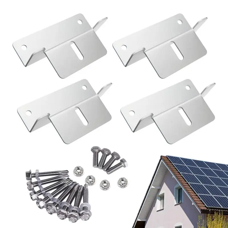 

Solar Z Bracket Aluminium Alloy Solar Panel Mounting Z Bracket Solar Panel Holder Bracket For Caravan Boats Off Grid RV Yacht