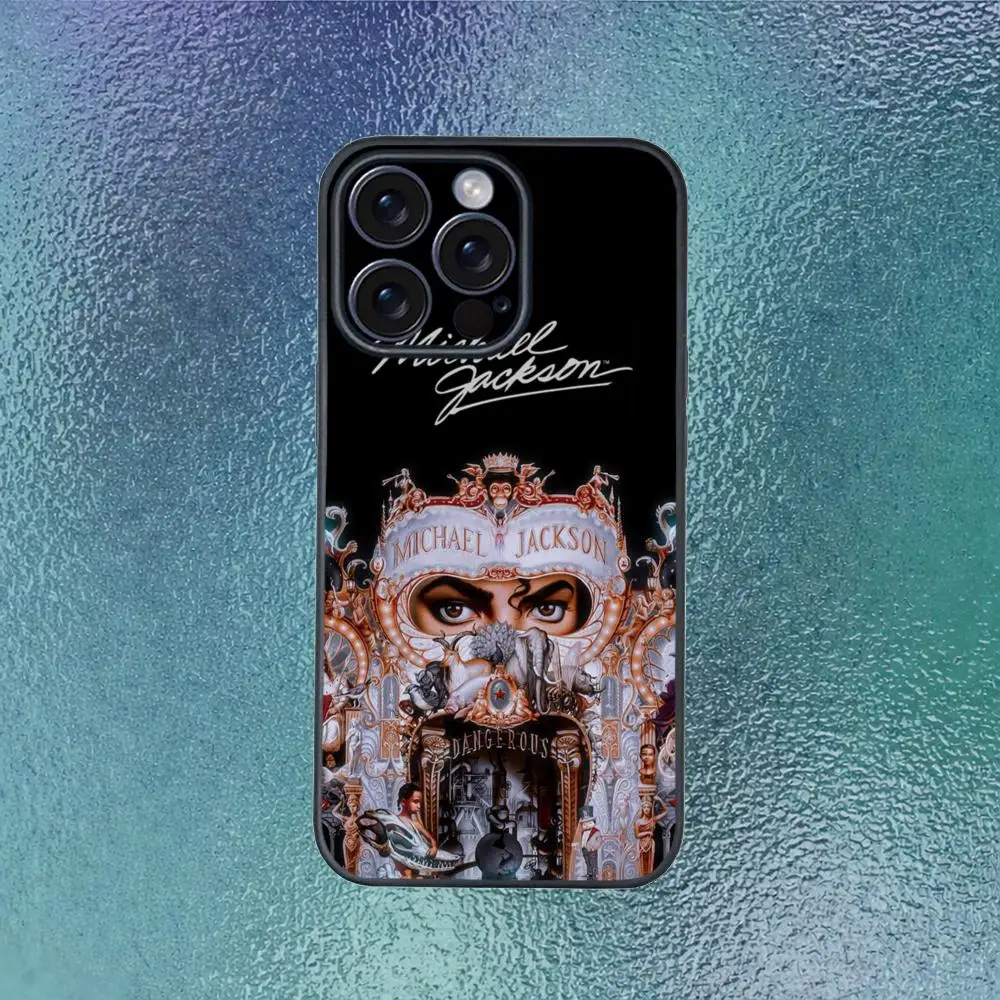 Michael Jackson Inspired Black Frosted Soft Shell Phone Case