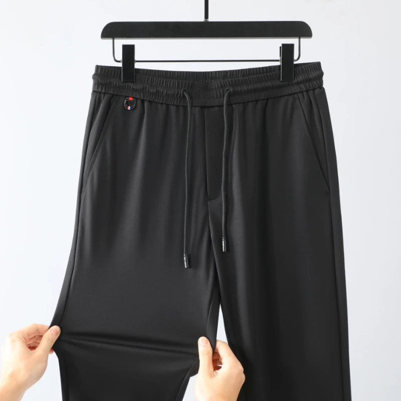 

Spring Summer Joggers Men Clothing Business Slim Straight Casual Sports Pants Stretch Trousers Ropa Sweatpants Male Streetwear