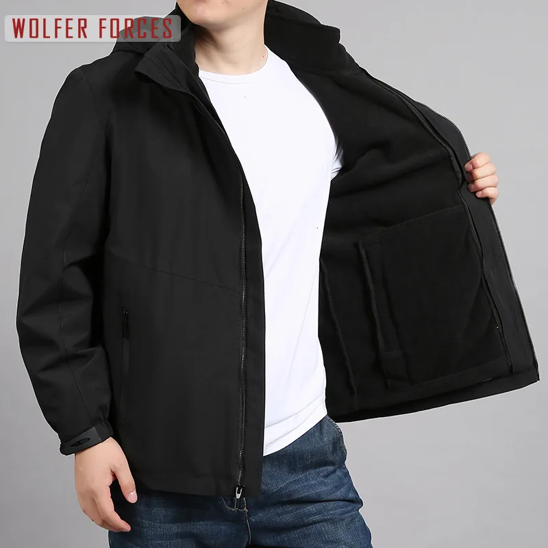 Fashion Jacket Man Clothes Windshield Retro Mountaineering Cold Heating Camping Military Oversize Techwear Cardigan