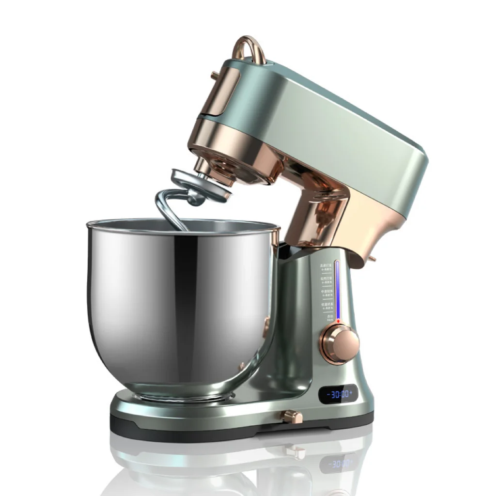 Multifunctional 304 stainless steel 9 speed high quality MCU dough kneading machine Tilt-head food mixer with 7L bowl