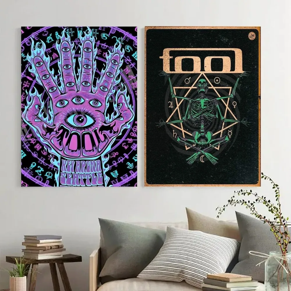 

Tool Singer Pop Band Poster Kraft Club Bar Paper Vintage Poster Wall Art Painting Bedroom Study Big Szie Wall Painting Stickers