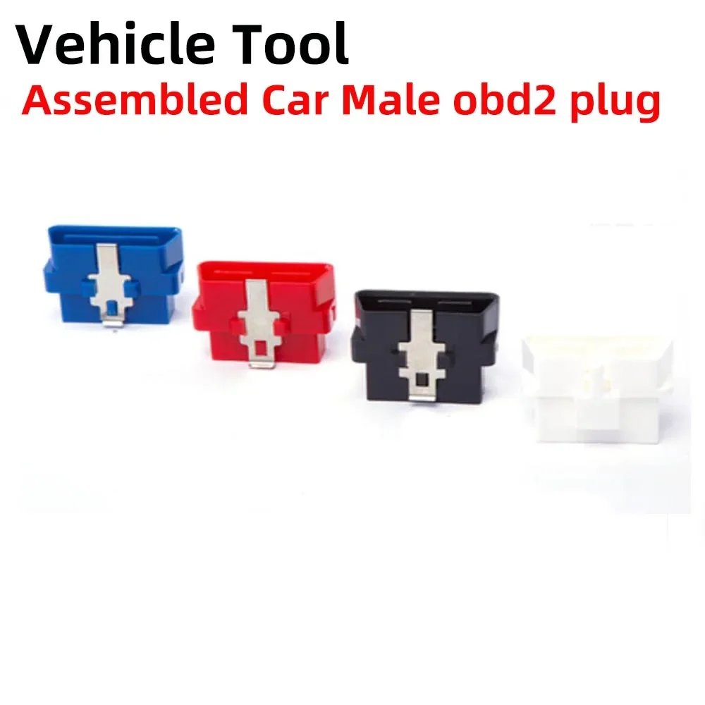 

White Obd2 16pin To Open Cord Female Head Male Head Obd Terminal Line for Toyota Many Car OBD 16 Pin Socket Connector Main Cable