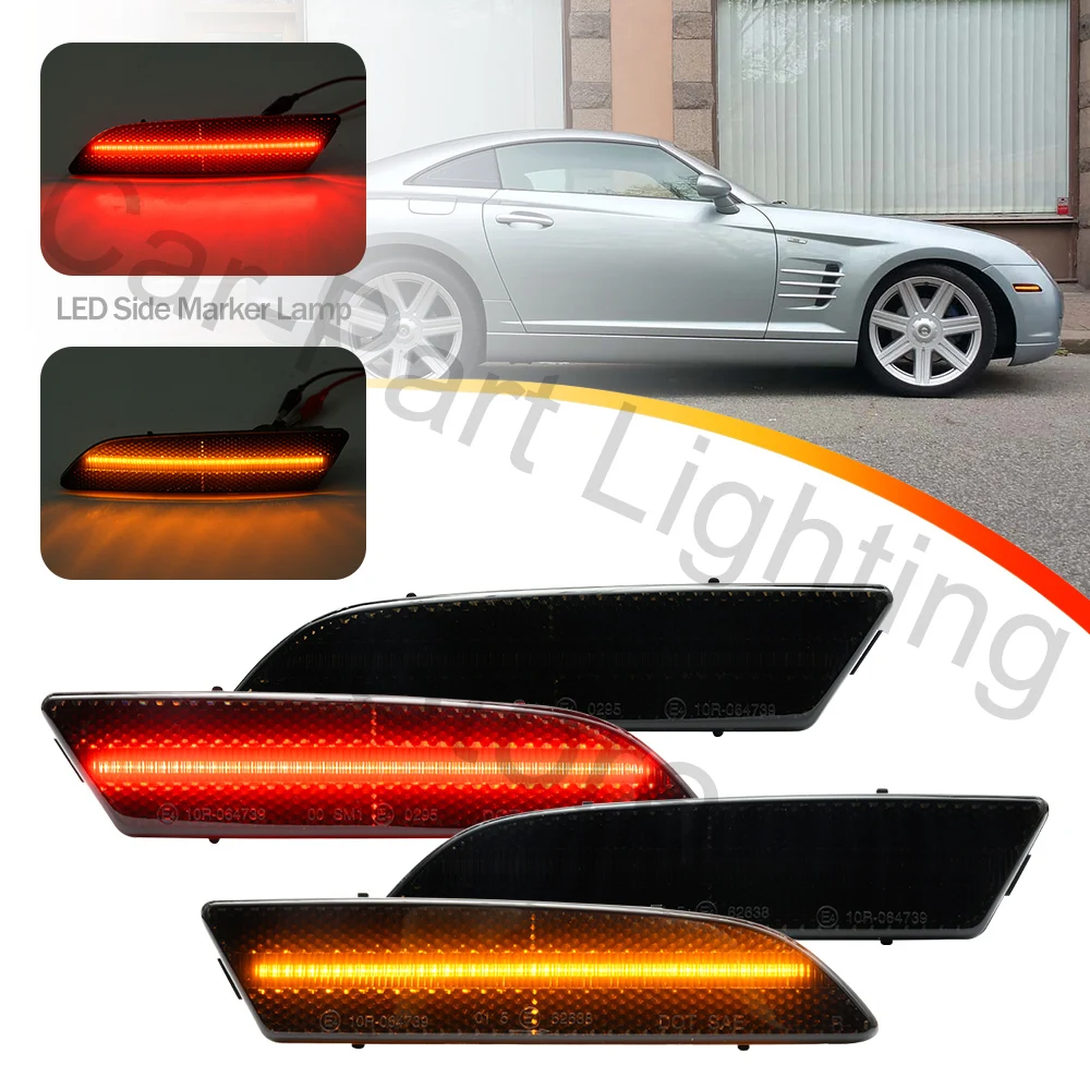 

4 шт., Светодиодные поворотники для Chrysler Crossfire 2004-2008