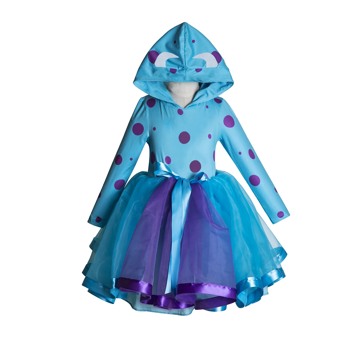 Abito Tutu Al Ginocchio Ispirato Al Mostro Deluxe-Costume Di Halloween Dressing Up Christmas Party Birthday Dress