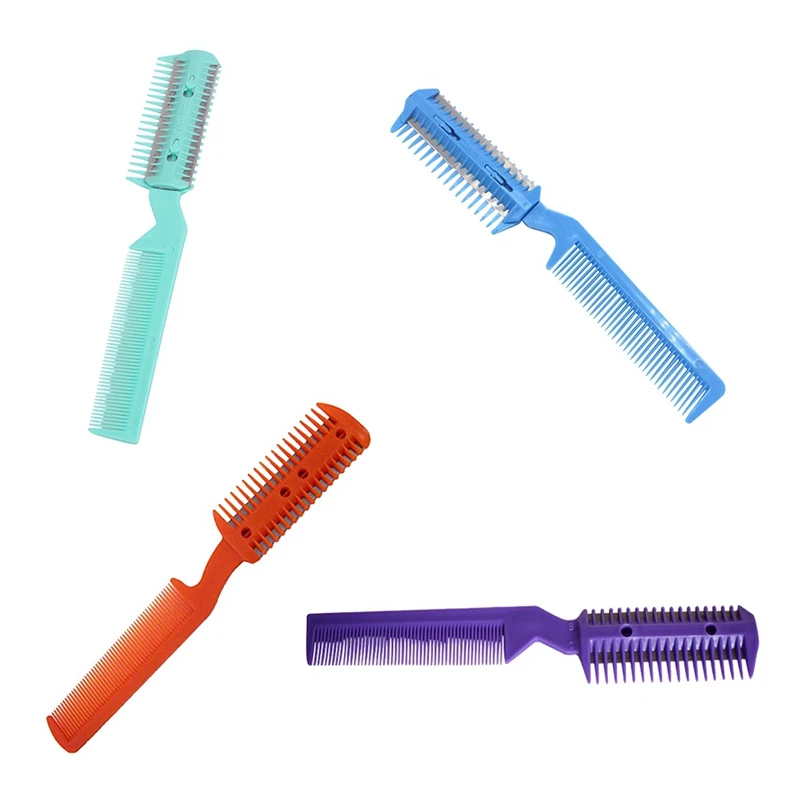 Pet Grooming Comb Hair Trimmer with 2 Blades for Dog Cat Cleaning Grooming Supplies