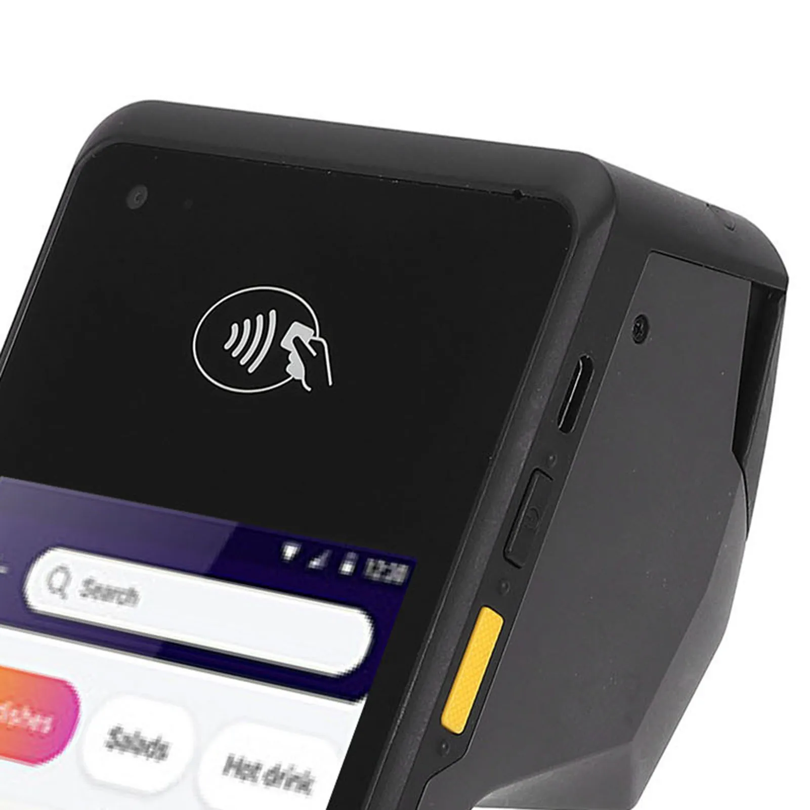 POS 영수증 프린터 5인치 화면 휴대용 4G 와이파이 1D 2D QR NFC 감열 프린터 소규모 사업용 POS 영수증 프린터
