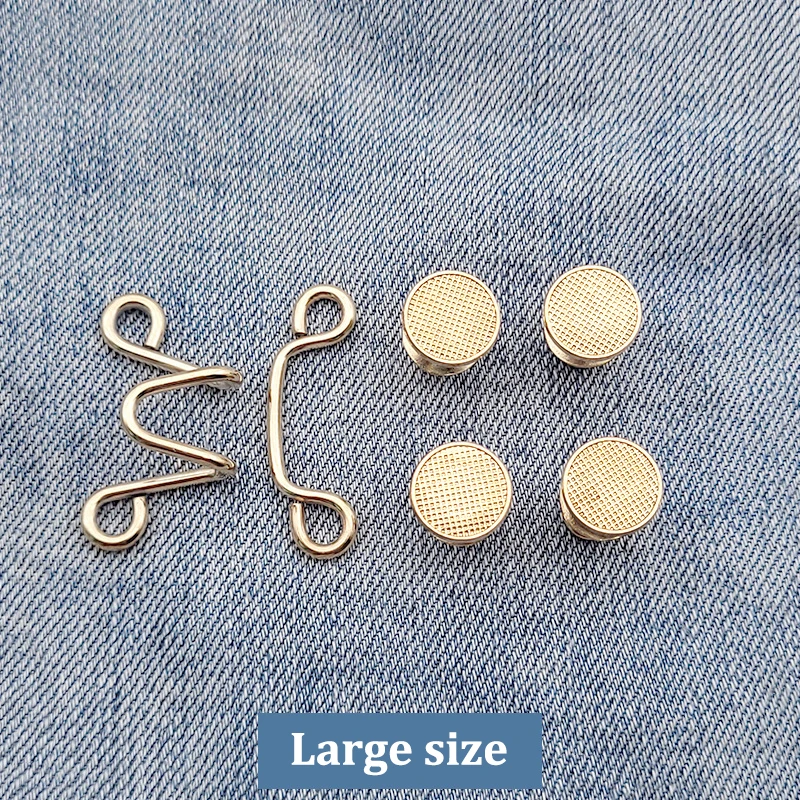 Women's Brooch Set Tighten Waist Brooches for Women Skirt Pants Jeans  Adjustable Waist Clip Metal Pins Clothing Accessories