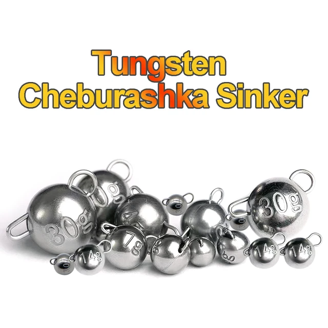 Tungsten Cheburashka Sinker Cannonball Sinkers Fishing Weights 30g