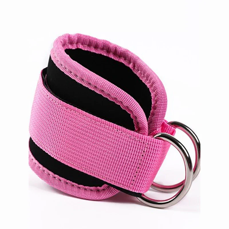 Fitness Ankle Straps Adjustable D-Ring Support Cuffs Gym Leg Excercises Training Workouts Sports Fit Guard Safety Abductors Ankle Support
