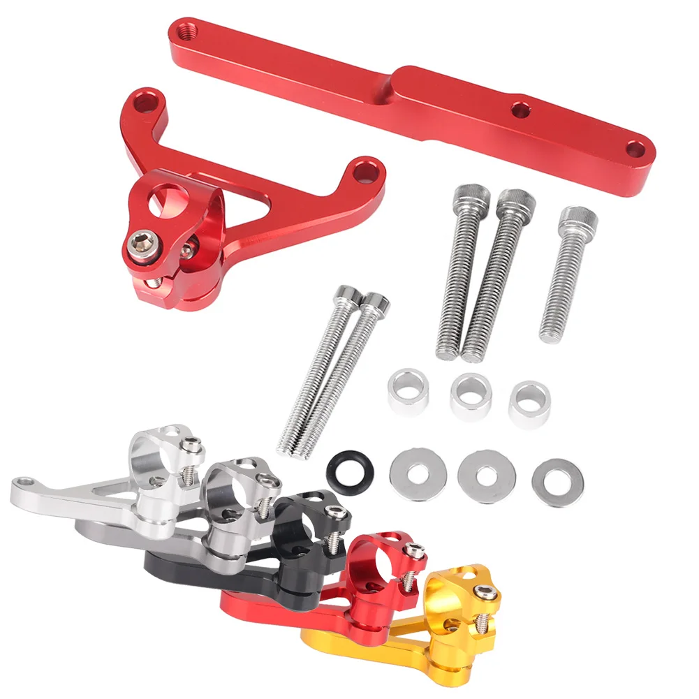 

CNC мотоциклетный демпфер рулевого механизма стабилизатор Монтажный держатель кронштейн для Honda CB1000R CB 1000 R 2008-2016 алюминиевый анодированный