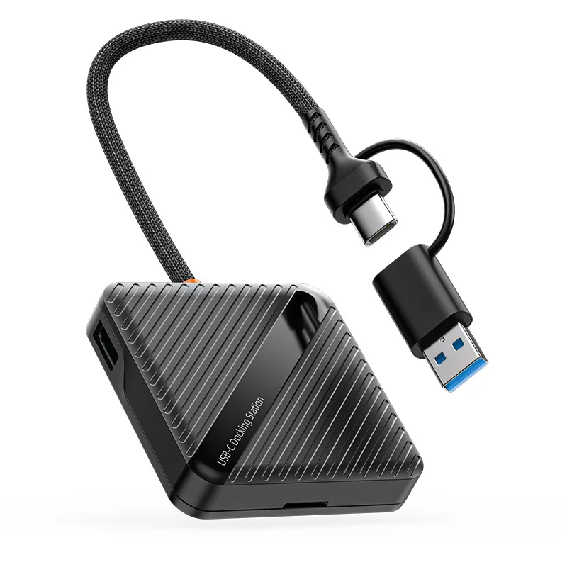 Multifunctional 5-Slot USB/Type-C Card Reader and Storage Case