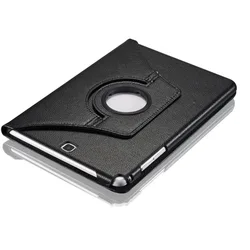 Rotating Flip Stand Leather Cover for Samsung Galaxy Tab A 9.7 Tablet (Black)