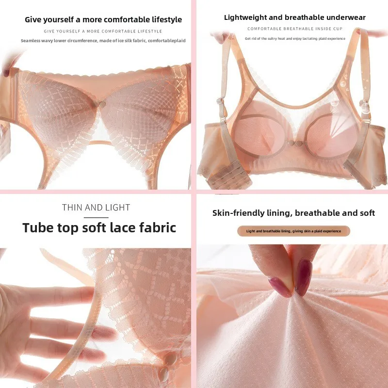 Front Button Maternity Nursing Bra Adjustable Gathered Underwear Comfortable Breastfeeding Bra for Feeding Pregnant Women Clothe 4