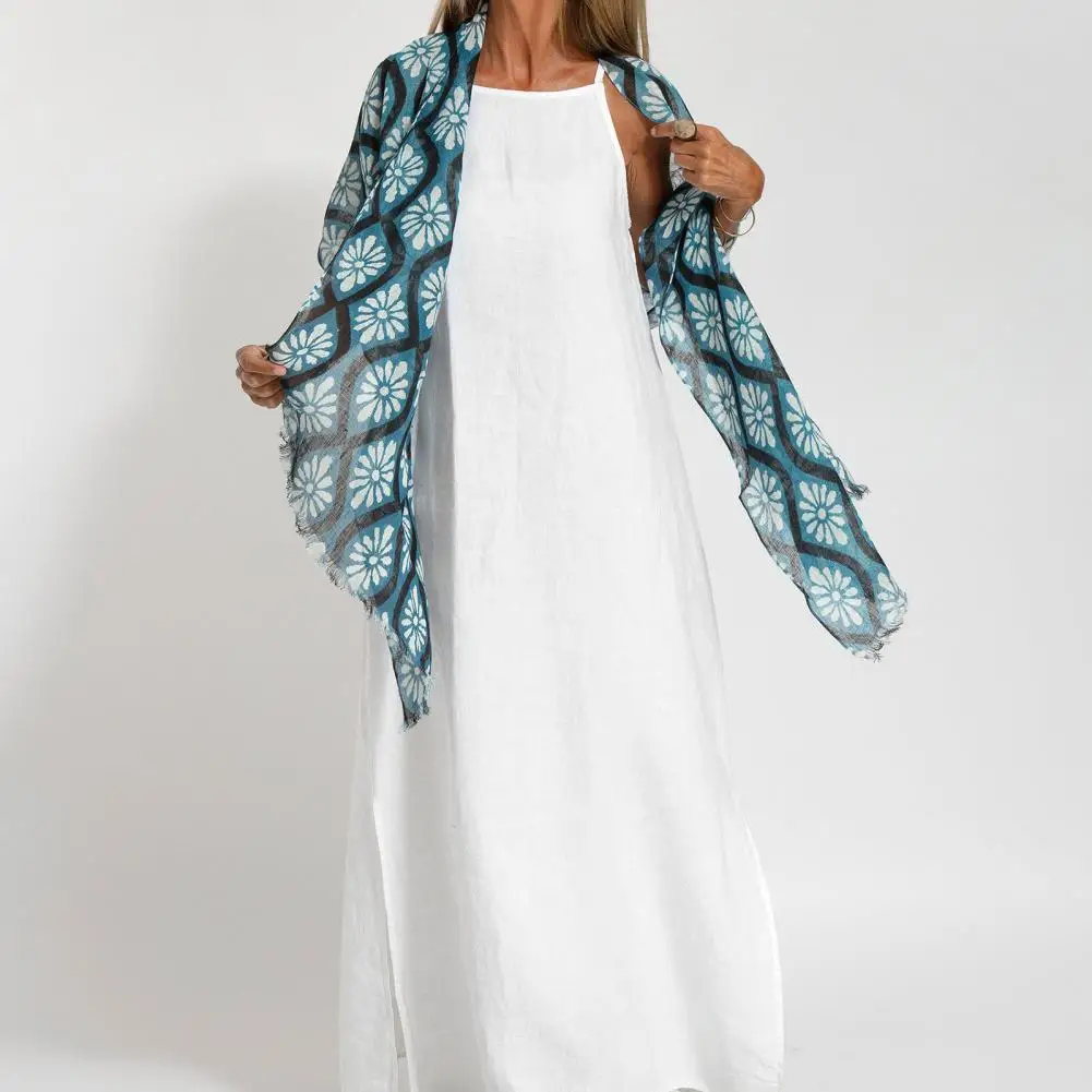 

Женское элегантное платье макси на бретельках с открытыми плечами и Боковым Разрезом, мягкое летнее платье-трапеция до щиколотки для женщин, стильное круглое платье