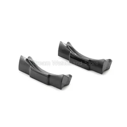 Exquisite Premium Stainless Steel Watchband End Link with Fine - Polished Finish - 21mm (Black)