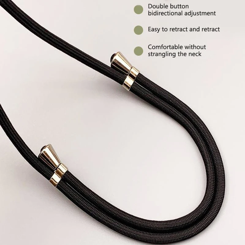 Versatile Crossbody Phone Strap with Clip - Adjustable Anti-Lost Necklace Lanyard