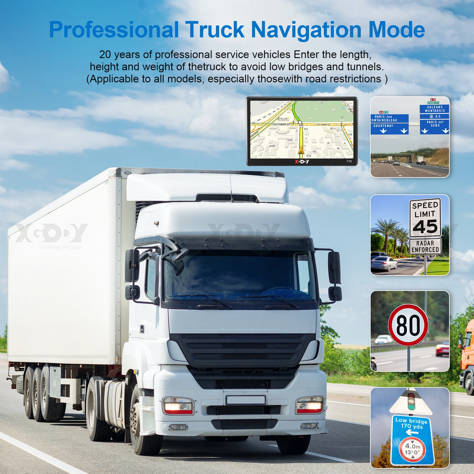 XGODY navigacija GPS za automobile i kamione 3