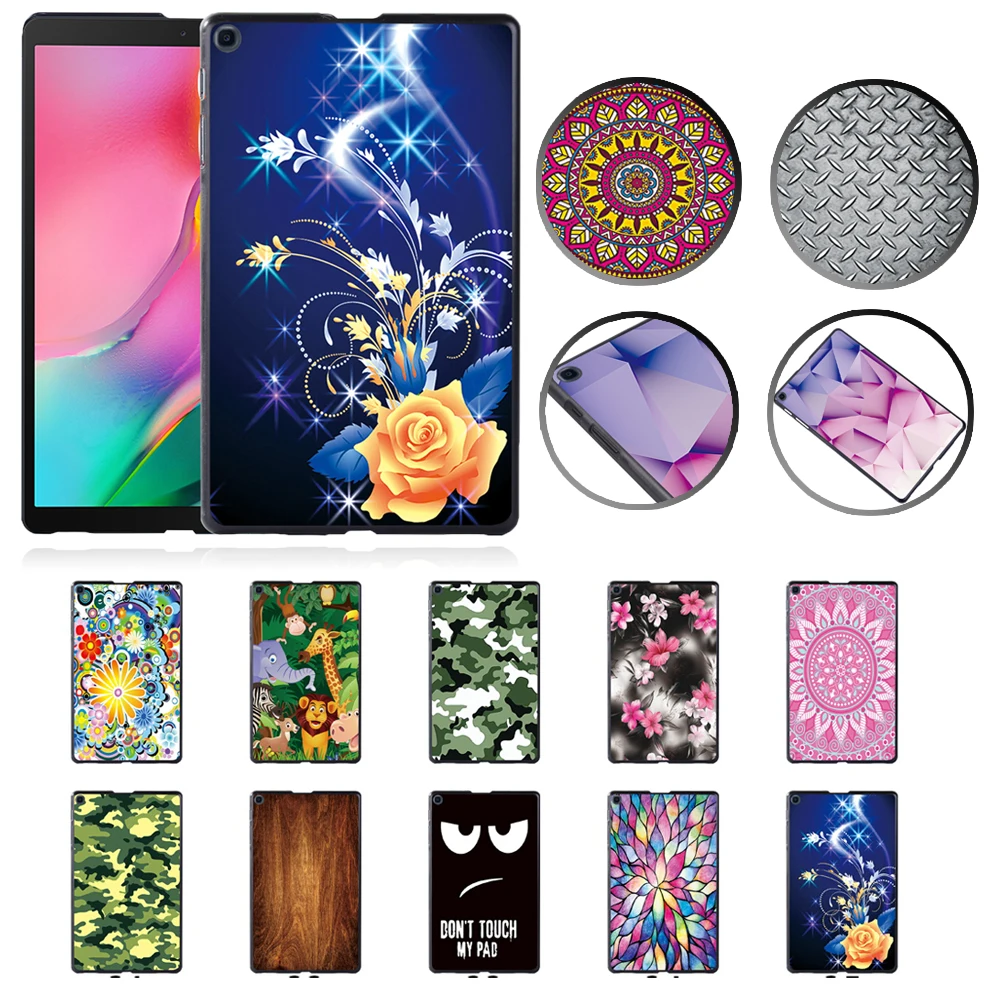 

Case for Samsung Galaxy Tab A A6 7.0 10.1 T280 T580 / A 9.7 10.1 10.5/ E 9.6"T560 Printed Pattern Shell Tablet Protective Cover