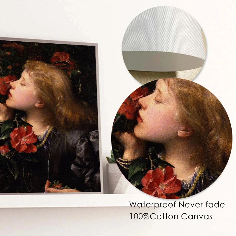 Vintage-Style Van Gogh Inspired Portrait Canvas Wall Art