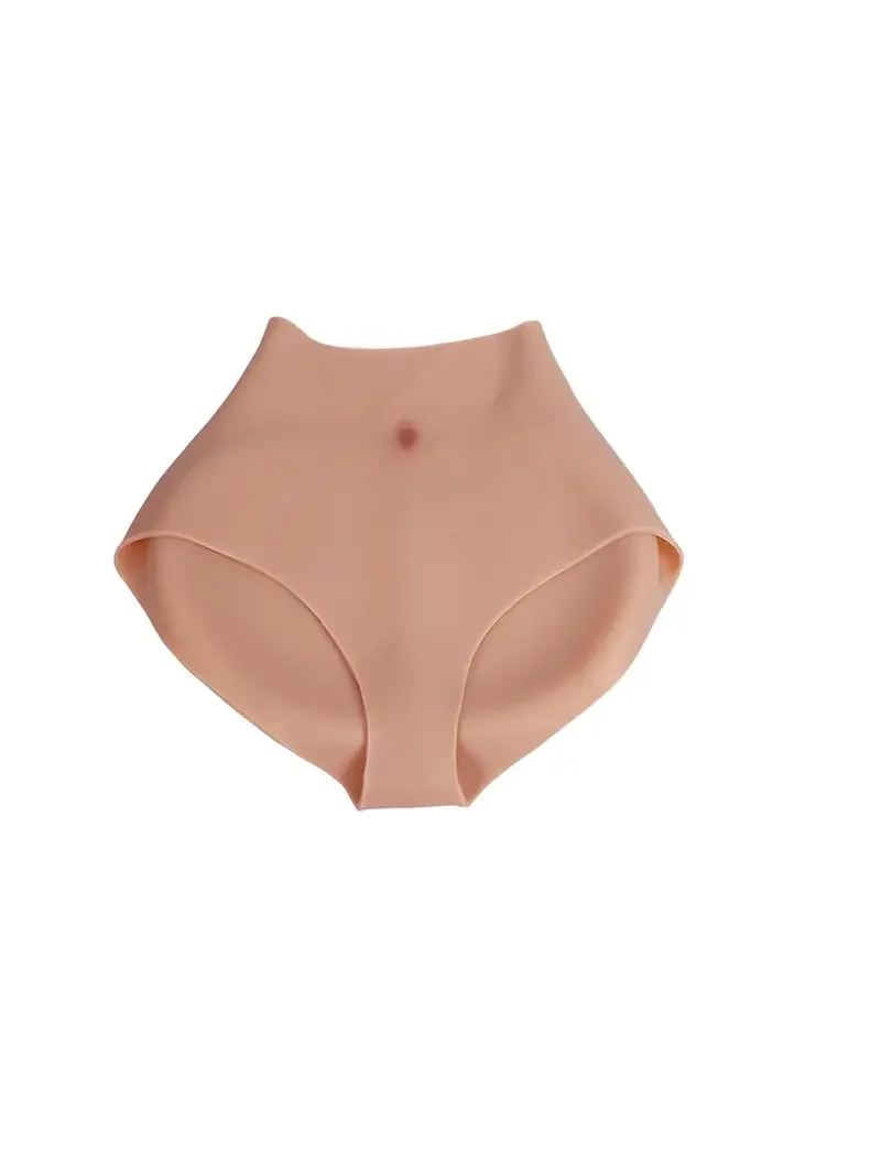 MALETOFE Silicone Underwear Butt Hip Enhancer Silicone Full Hip Pants Thick Hips Female Enhancement Pants Cosplay Fake Vagina