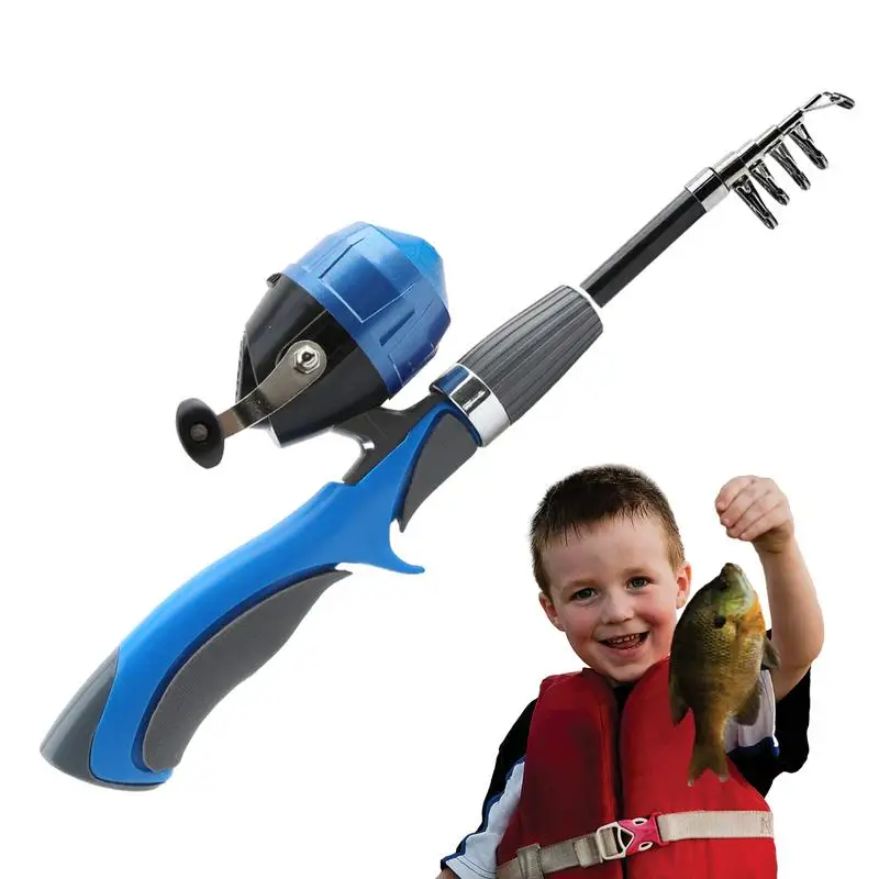 

Telescopic Fishing Rod For Kids Children's Telescopic Toy Fishing Rod Kit Fishing Gear Set With Pig Mouth Wheel For New Year