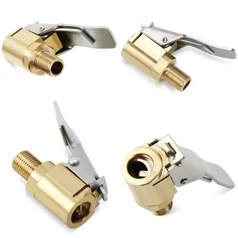 Tire Inflator Valve Connector Car Pump Auto Repair Tool 8mm Air Pump Chuck Clip