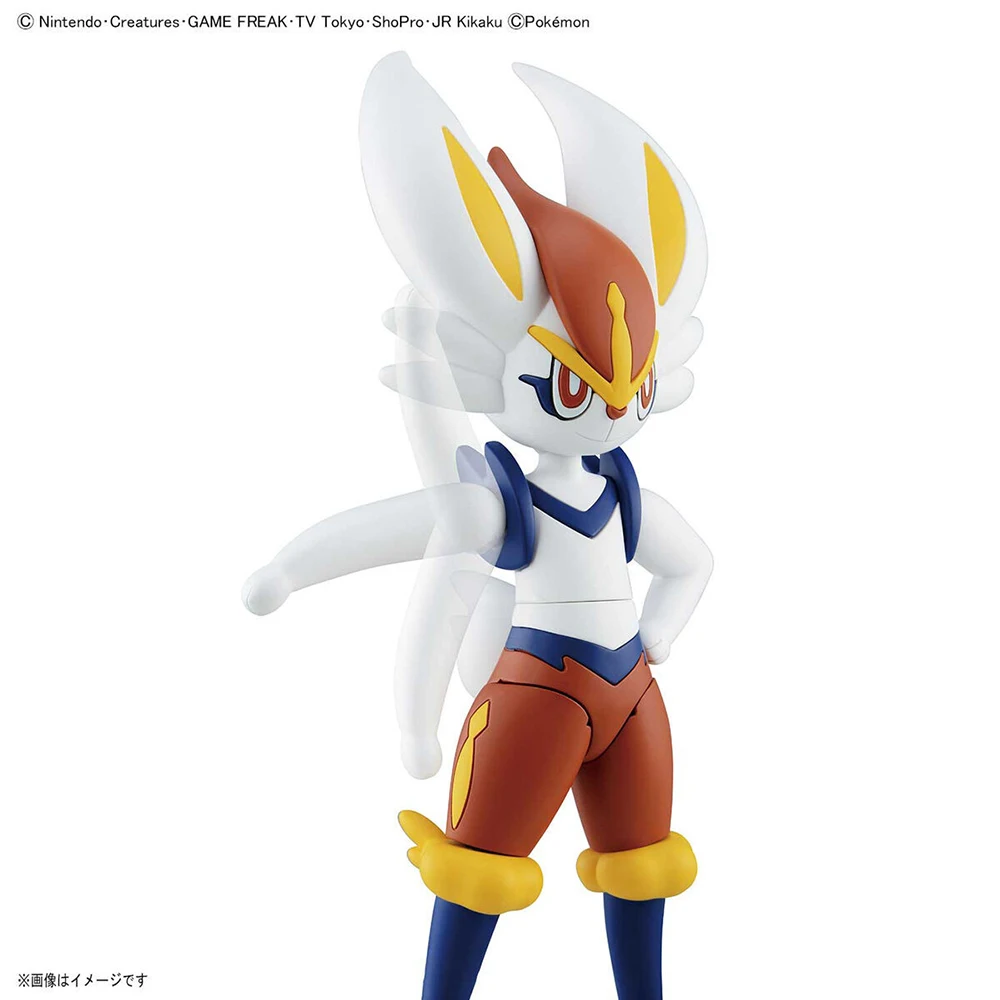 Фото Оригинальная модель игрушки Bandai, Покемон, пламо, Золушка, коллекционные сборные фигурки, аниме, подарки, фигурки для фанатов, для детей №3