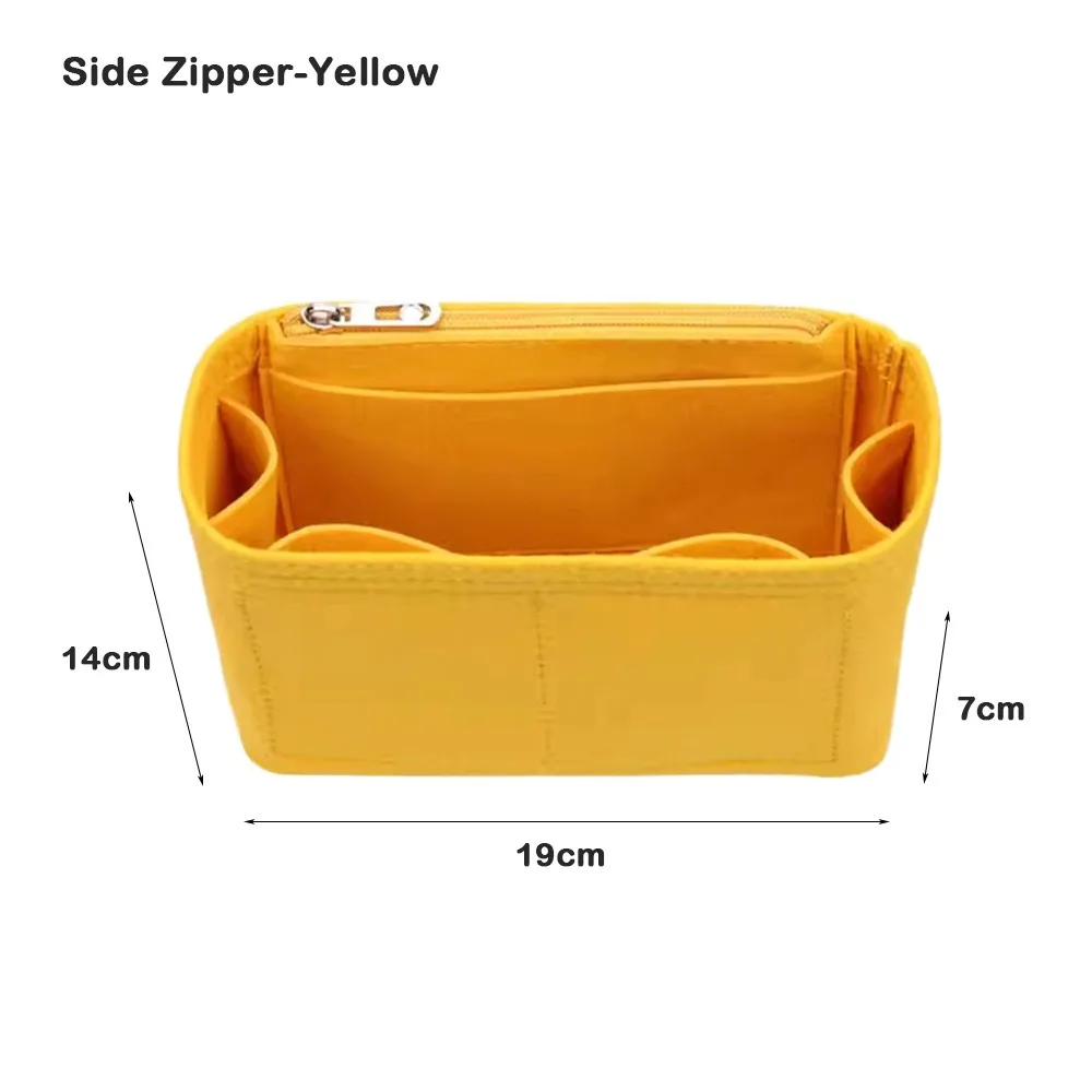 Vibrant Felt Insert Liner Makeup Organizer Pouch