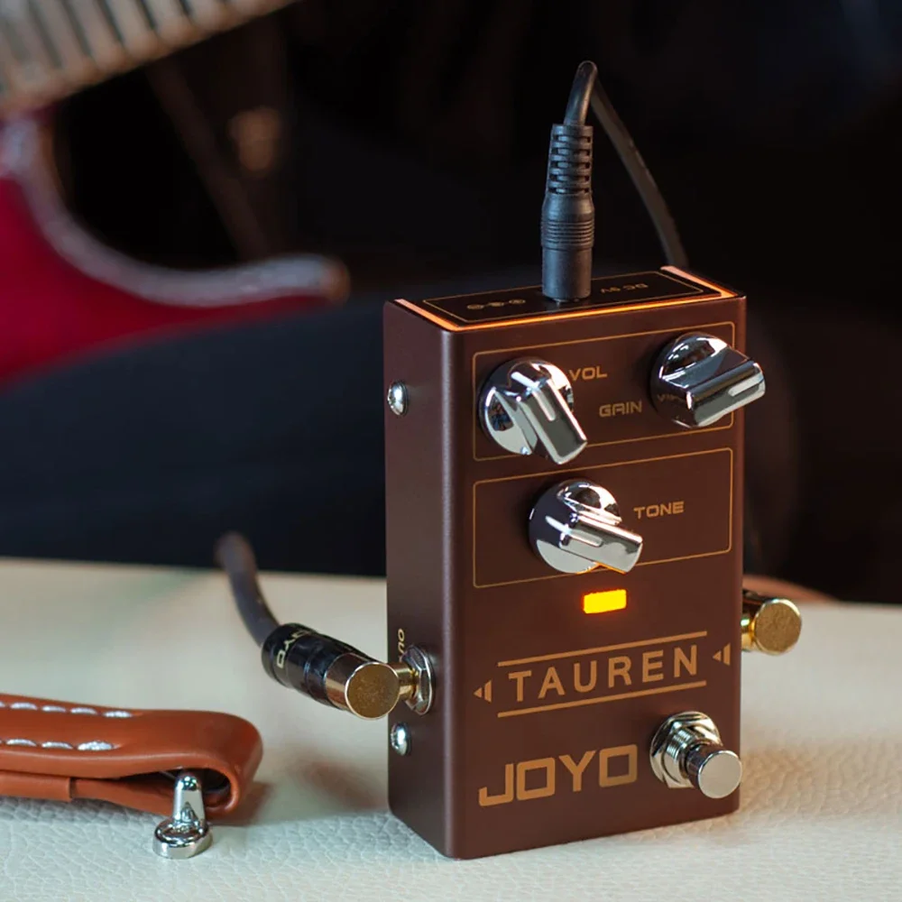 

JOYO R-01 Effect Pedal Tauren Overdrive High Gain Pedal Effect for Electric Guitar Overload Pedal Guitar Parts Accessories