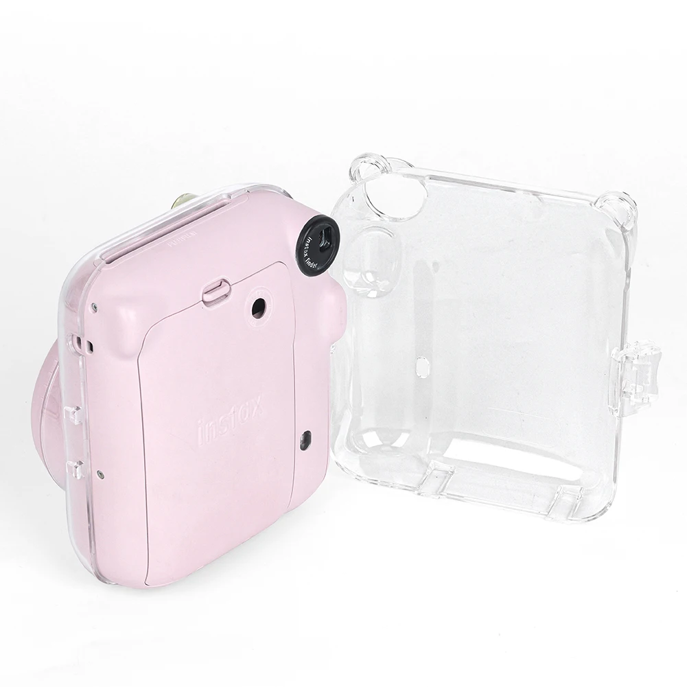 For Instax mini12 Camera Case Storage Cover Protective Bag Transparent with  Strap for Fujifilm Instax Mini 12 Camera Accessories - AliExpress