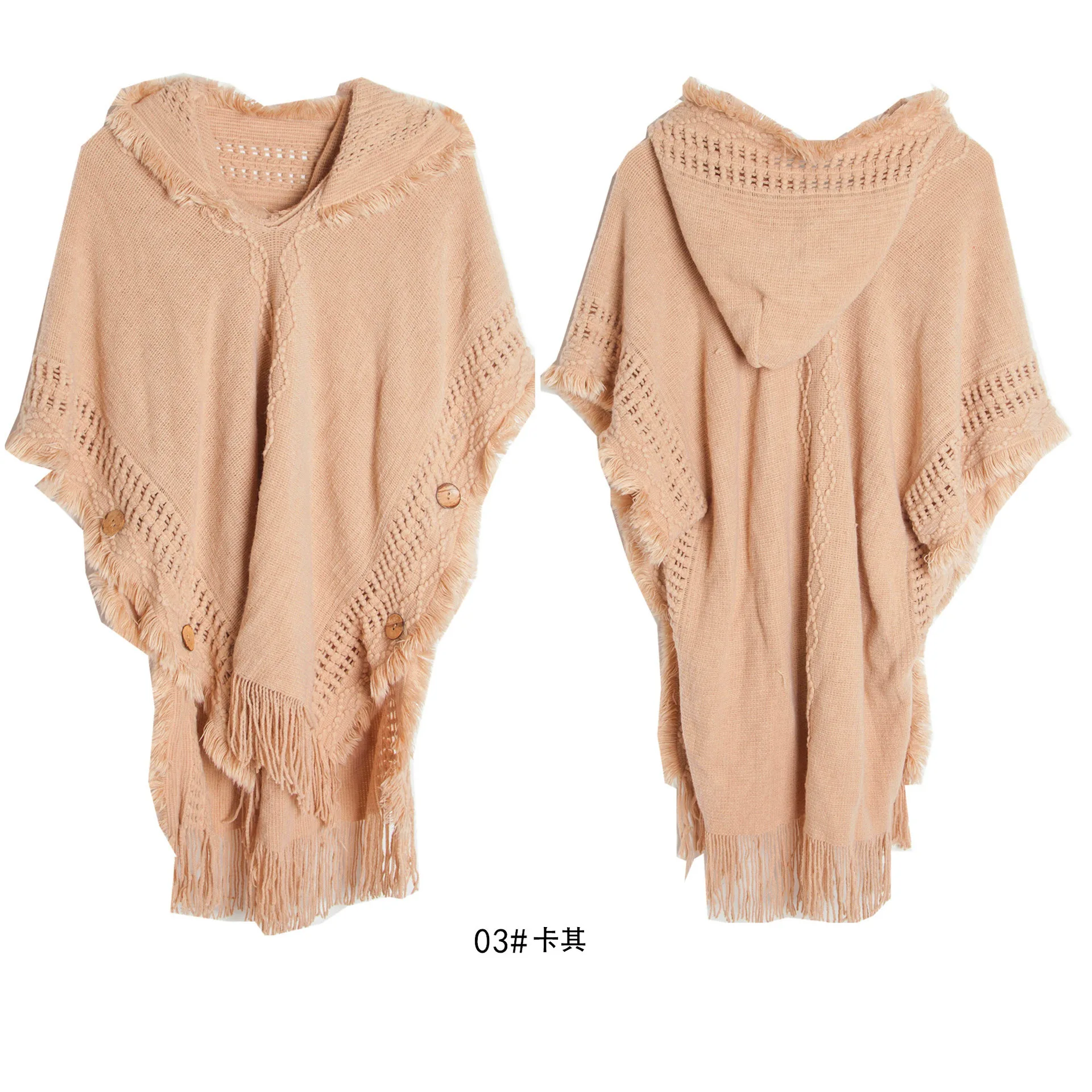 Poncho Mantello Invernale Da Donna Con Maniche A Pipistrello E Cintura, Collo Alto, Lana, Elegante Per Tempo Libero