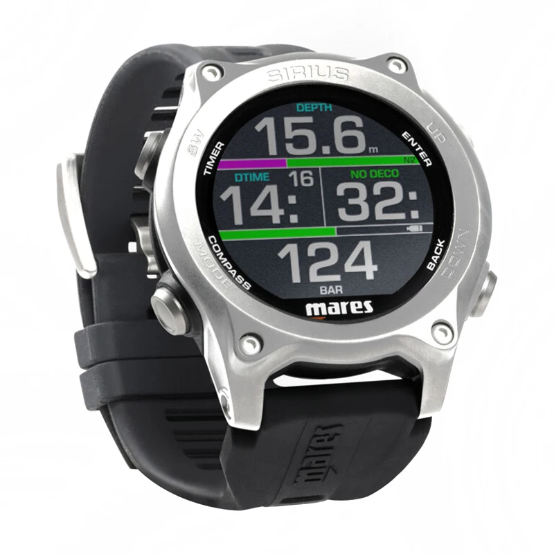 

Mares SIRIUS Sirius Diving Computer Watch Scuba Free Diving Watch Bluetooth Wireless Charging