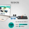 Sipolar A-423 10 Ports Industrial USB3.0 5Gbps Super Speed Data Syncs Charger Hub 2.1A Fast Charging for iPhone iPad Tablets 5
