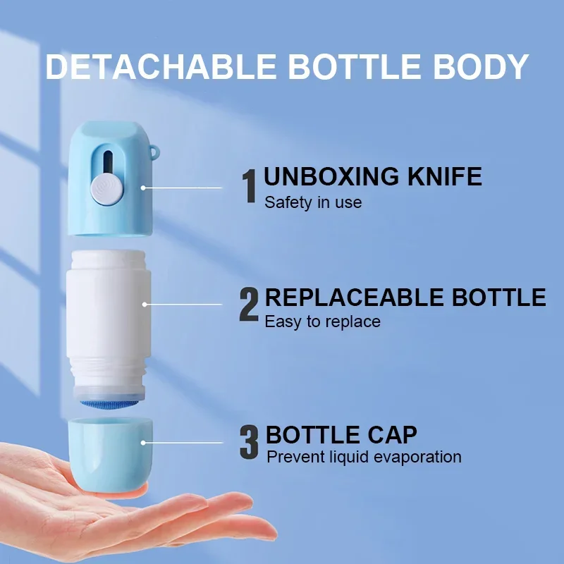 Thermal Paper Correction Fluid with Retractable Unboxing Knife Privacy ID Information Blackout Theft Protection Mini Box Cutter