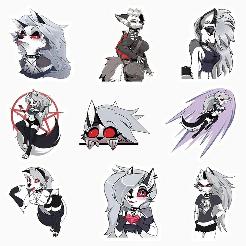 50 Adesivi Lupo In Vinile - Impermeabili Per Laptop, Skate E Bagagli - Foto 2