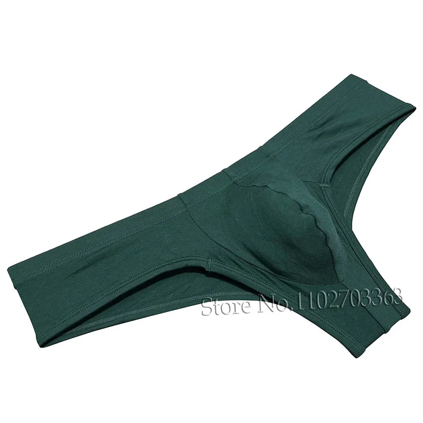 Men's Sexy Modal Bikini Boxer Briefs with Comfortable Enhancing Pouch Mini Bokserki Underwea