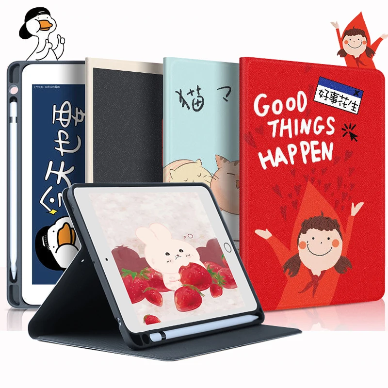 Per Il 2021 Ipad 10.2 7/8/9 ° Gen Caso Per Air 1/2 5Th Ipad 6Th Gen Caso 2018 Tablet Con La Matita Del Supporto Magnetico Casi Intelligenti
